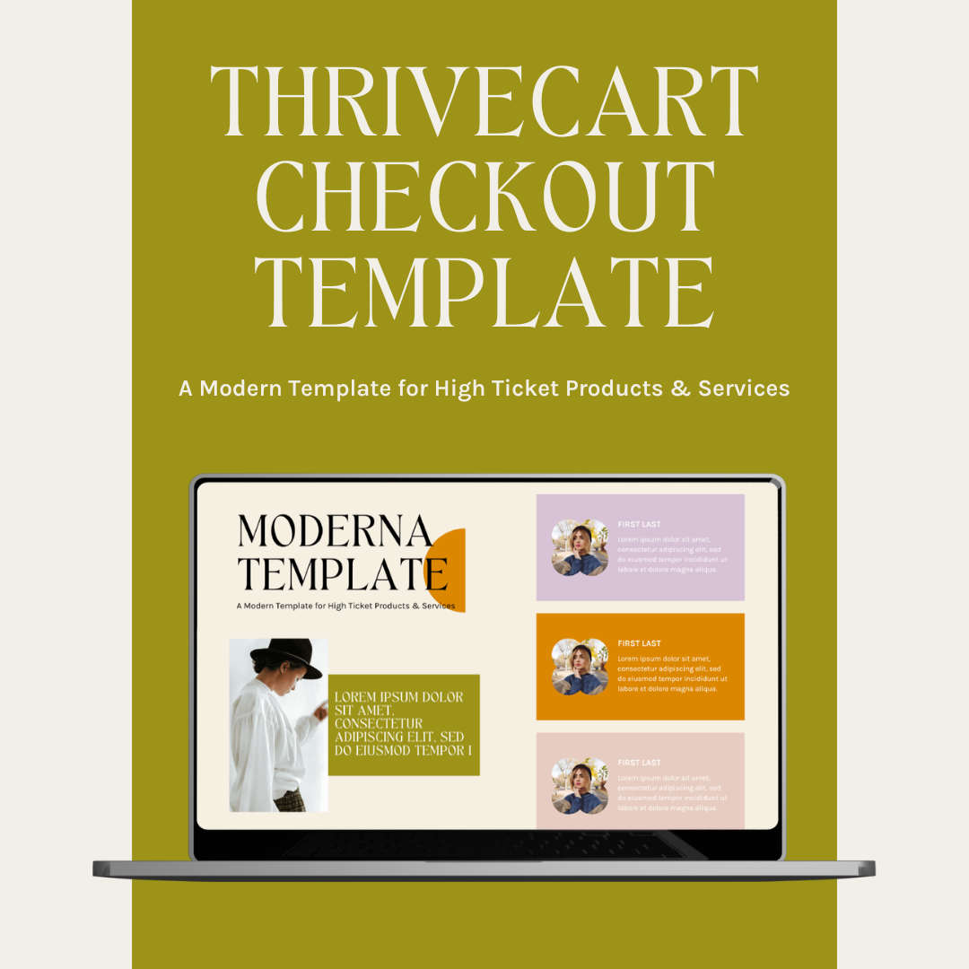 Moderna Thrivecart Checkout Template